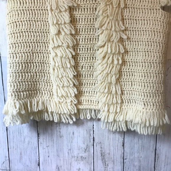 NWT CALYPSO ST. BARTH KNIT SLVLS LOOP FRINGE VEST | 100% WOOL - Picture 5 of 13